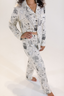 Bone Halloween Toile Long Sleeve & Pant Pajama Set