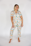 Summer Spritz Short Sleeve & Cropped Pant Pajama Set
