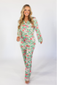 Peony Blossoms Long Sleeve & Pant Pajama Set