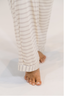 Vanilla Stripe Short Sleeve & Pant Pajama Set