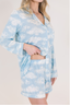 Blue Skies Long Sleeve & Short Pajama Set
