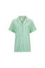 Seafoam Checkered Short Sleeve & Short Pajama Set
