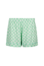 Seafoam Checkered Short Sleeve & Short Pajama Set