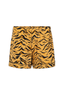 Tiger Bow in Tawny Short Sleeve & Short Pajama Set