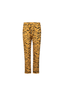 Tiger Bow in Tawny Long Sleeve & Cropped Pant Pajama Set