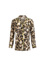 Luxe Leopard with Lime Punch Piping Long Sleeve & Pant Pajama Set