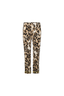 Luxe Leopard with Lime Punch Piping Long Sleeve & Pant Pajama Set