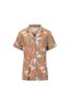 Hats & Horseshoes in Clay Short Sleeve & Short Pajama Set