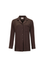 Chocolate Brown Long Sleeve & Short Pajama Set