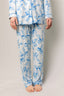 Blue Bow Long Pajama Set