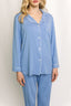 Winter Blue Long Pajama Set