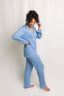 Winter Blue Long Pajama Set