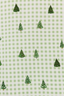 Green trees on a green and white checkered background