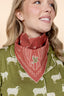 Paisley Bandana in Rust