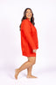 Poppy Red Long Sleeve & Short Pajama Set
