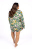 Lavender Tropics Long Sleeve & Short Pajama Set