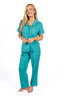Lagoon Short Sleeve & Cropped Pant Pajama Set