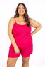 Electric Raspberry Cami & Short Pajama Set