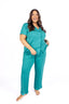 Lagoon Short Sleeve & Cropped Pant Pajama Set