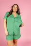 Garden Green Short Sleeve & Short Pajama Set