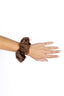 Oversized Sleep Scrunchies in Bubblegum Pink & Chocolate Brown