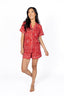Bandana in Scarlet Short Sleeve & Short Pajama Set