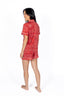 Bandana in Scarlet Short Sleeve & Short Pajama Set