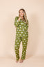 Highland Herd in Olive Long Sleeve & Pant Pajama Set