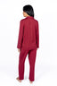 Merlot Long Sleeve & Cropped Pant Pajama Set