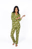 Highland Herd in Olive Long Sleeve & Pant Pajama Set