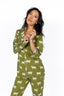 Olive Bundle: Highland Herd Pajama Set + Paisley Bandana