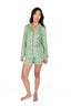 Sage Snake Long Sleeve & Short Pajama Set