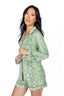 Sage Snake Long Sleeve & Short Pajama Set