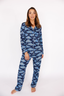 In My Sundays classic women's pajama set—long sleeve & pant pajama set in celestial skies.