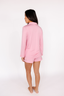 In My Sundays classic women's pajama set—long sleeve & short pajama set in primrose pink.