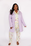 In My Sundays classic women's robe—short length in wisteria.